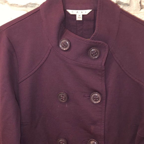 CAbi eggplant jacket/blazer - Picture 3 of 7